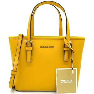 Michael Kors Xsmall Top Zip Tote Crossbody Bag Jasmine Yellow (NWT)